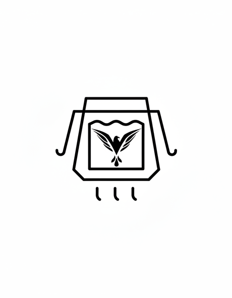 Basic Clean Outline with Falcon Logo